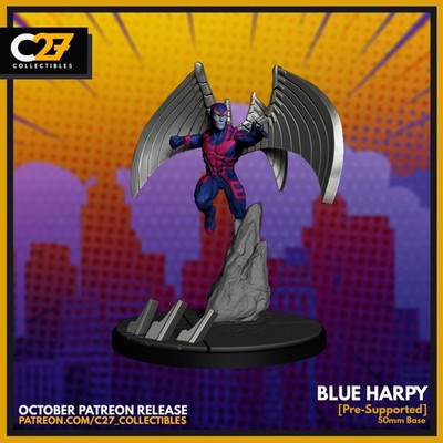 C27 - Archangel Fan Sculpt (40mm Marvel Crisis Protocol Scale)