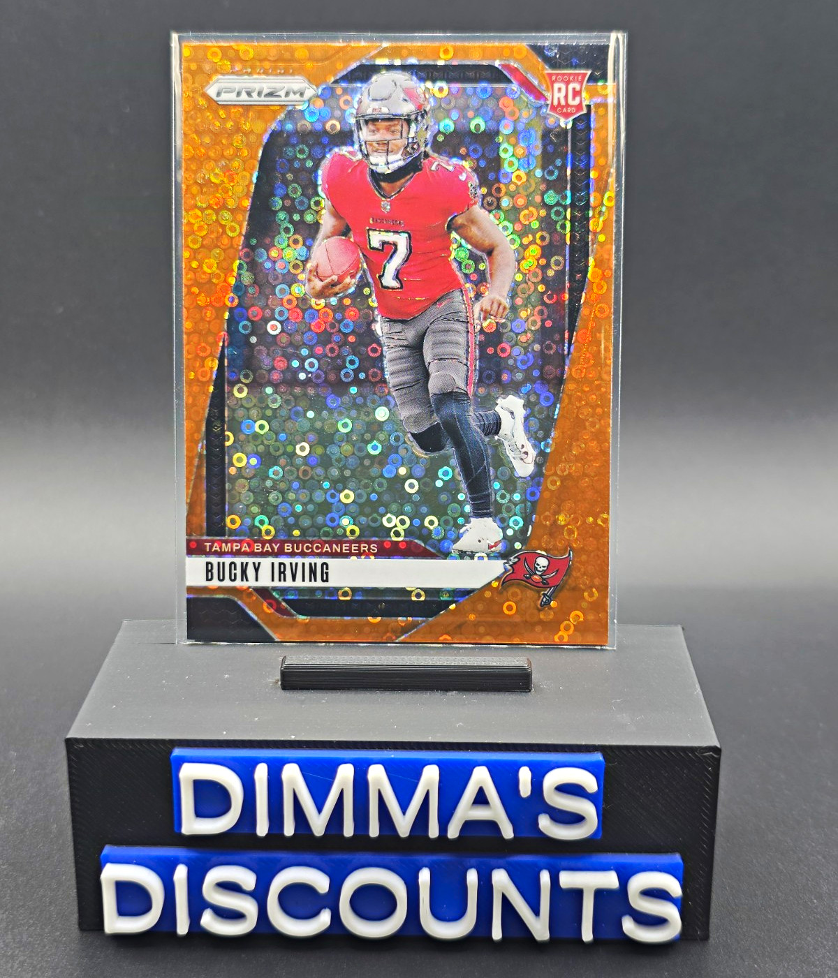 Panini Prizm 2024 Bucky Irving #316 Disco Prizm Rookie Tampa Bay Buccaneers