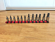 Matco 12pc Torx T8-t55 Socket Set 14 And 38 Drive Matco 12pc Torx T8-t55 Socket Set 14 And 38 Drive