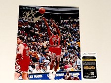 Craig Hodges signed Chicago Bulls 11x14 photo autographed JSA