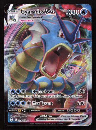 GYARADOS VMAX 029/203 Pokemon EVOLVING SKIES Holo