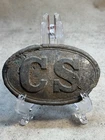 Civil War Confederate “CS” Cartridge Box Plate – Excavated Bull Run, VA