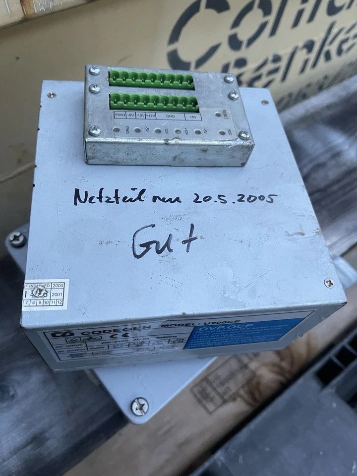 CODEGEN U200CE 200W MOLEX FDD AUX aus einer Wasserstrahlschneidanlage - Bild 2 von 2