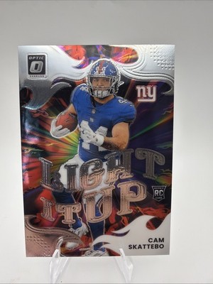 2025 Panini Donruss Optic - Light It Up Cam Skattebo #5 (RC) New York Giants 