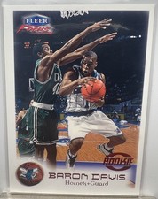 2 Cards 1999-00 Fleer Focus Jason Terry Baron Davis White Jersey /3999 RC