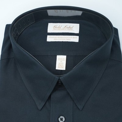18 36 37 tall dress shirt Roundtree Yorke Gold Label Dress Shirt 18