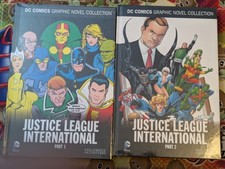 2 x DC Comics Books Justice League International: Parts 1 & 2. Eaglemoss 70 & 77