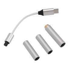 USB Type C to 2.5mm 3.5mm 4.4mm Headphone Jack Adapter, USB C to Aux Female A...
