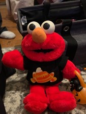 Talking Halloween Elmo, 12" Plush Fisher Price, 2000 TESTED/WORKING Scratches