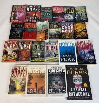 James Lee Burke Lot 22 Dave Robicheaux Mystery PBs Neon Rain / Private Cathedral