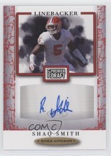 2021 Sage Premier Draft Auto Red Shaq Smith #A169 Auto pm6