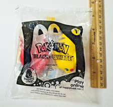 2012 Pokemon Black White McDonalds Happy Meal Toy/w Card Pikachu #1 Sealed New