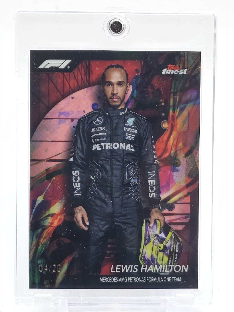 LEWIS HAMILTON 2024 TOPPS FINEST F1 RED BLACK VAPOR COMMON #96 /20 Q1772