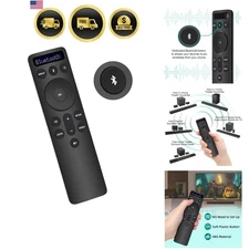 Bluetooth Remote Controller with Backlit Display for Home Theater Soundbars