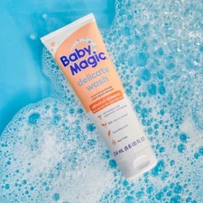 NEW! BABY MAGIC 8.6 oz Tube 🍑 ● DELICATE WASH ● Lightly Scented Almond Blossom