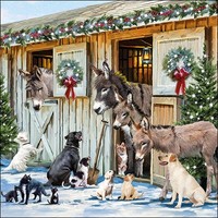 20 Papierservietten, Servietten Animal Friends By Ambiente | Weihnachten