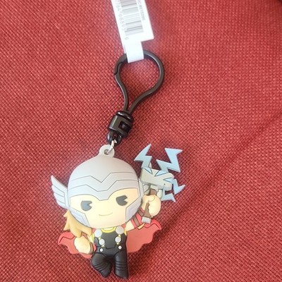 Marvel Thor PVC Figural Keychain w/ Carabiner Clip, Modern Era (1970-Now)