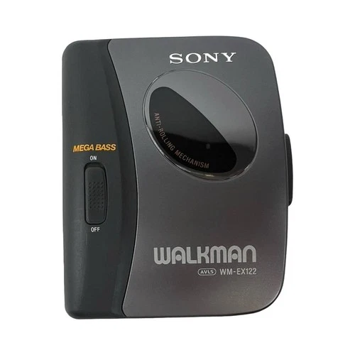 Vintage Sony Walkman  WM-EX122 AVLS Portable Tape Cassette Player Mega Bass