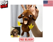 Cartoon Mutant Chihuahua Puppy Plush Keychain Funny Expression Pendant Toy Gift