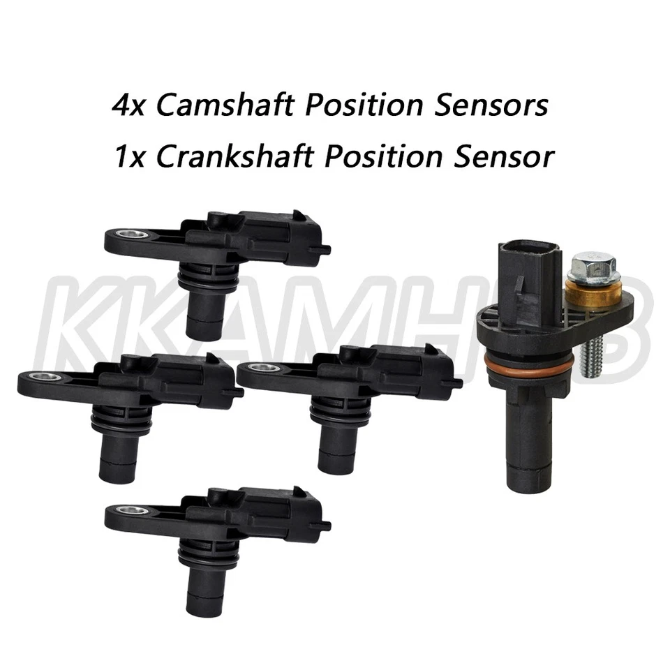 4x Camshaft +1x Crankshaft Position Sensors for Chevrolet Captiva Sport V6 3.6L - Image 2 of 4