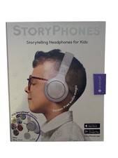 StoryPhones Kids Headphones Grey  Storytelling Screen-Free Bluetooth