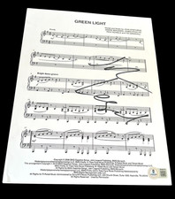 JOHN LEGEND SIGNED AUTOGRAPH SHEET MUSIC GREEN LIGHT ALL OF ME BECKETT BAS D