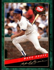 Mark Grace 1994 Post Cereal #14 Chicago Cubs MLB READ FREE SHIPPING AutographDen