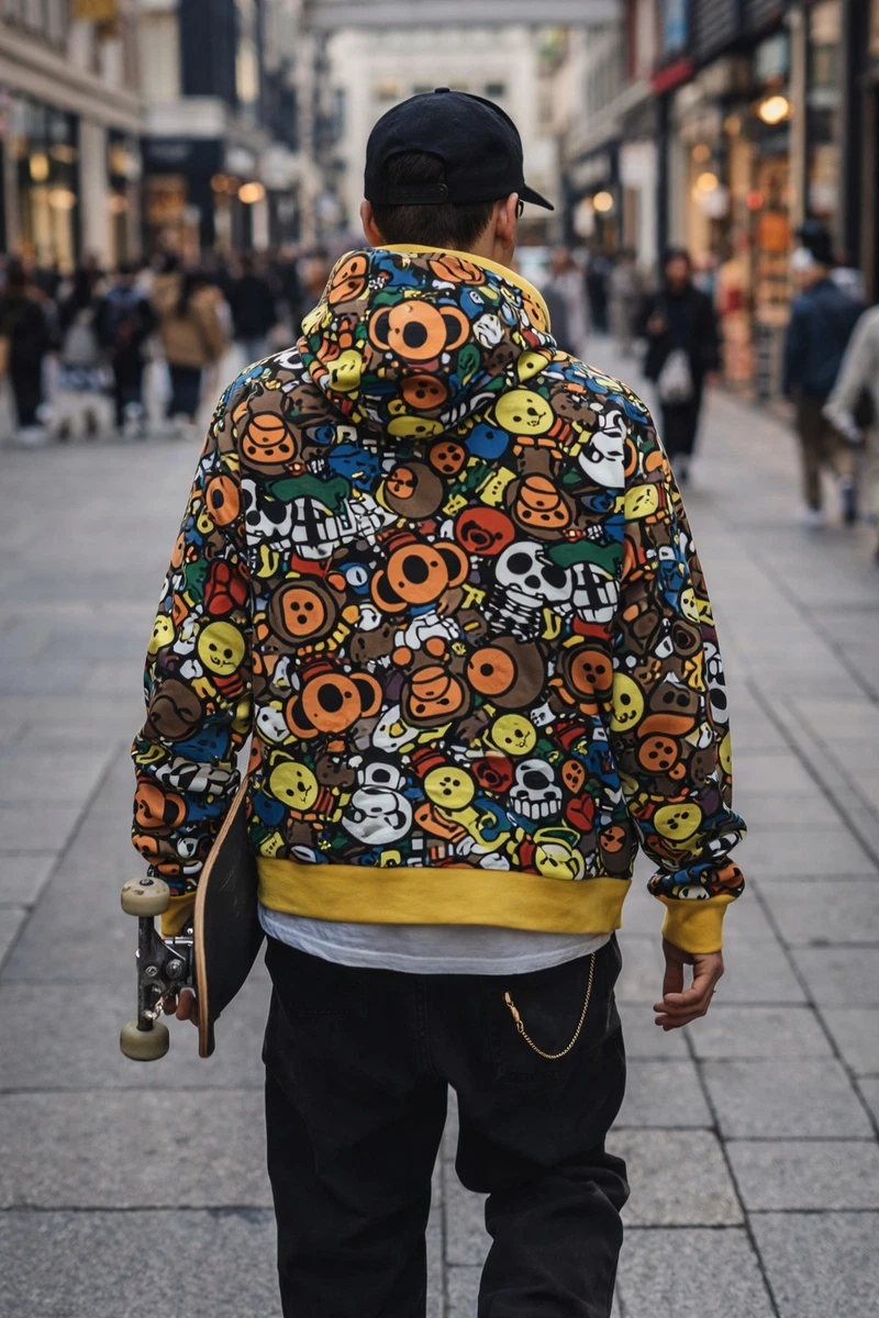 A Bathing Ape Long Sleeve Hoodies & Sweatshirts for Men with