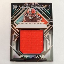 2021 Obsidian Anthony Schwartz #VM-AS Volcanic Material Orange /75 Color Match