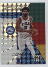 2019 Panini Mosaic International Men of Mastery Silver Prizm Joel Embiid #1 5yi