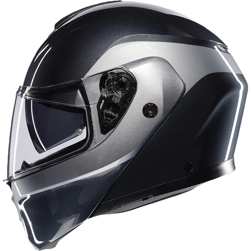 AGV Street Modular Levico Grey Silver, photo 13 of 15
