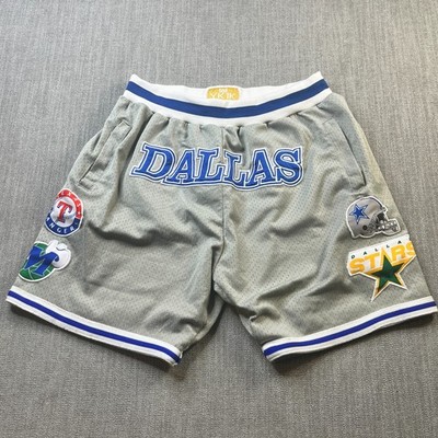 Young Kings YK1K Shorts Dallas Cowboys Mavericks Rangers Stars Mens M Gray Blue