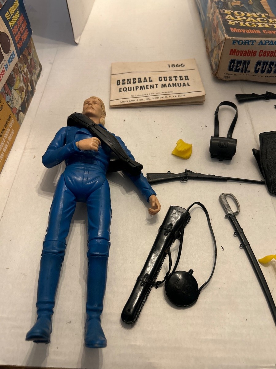 Marx Johnny West Series General Custer Complete in Fort Apache