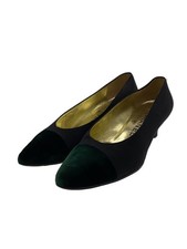 CHANEL Flat Pumps EU36.5 US6 Green