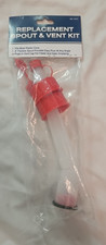 Replacement Spout Vent Kit Flexible 9" Nozzle For Plastic Fuel Gas Can es42