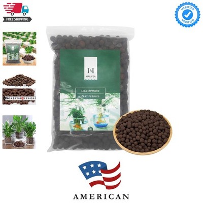 2LBS Leca Expanded Clay Pebbles Hydroponics Supplies for Indoor Garden Plants...