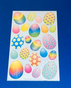 Vintage Sandylion Easter egg Stickers