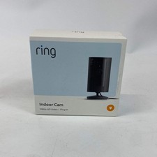 New Ring Indoor Plug-In 1080p Security Camera 2nd Gen Black