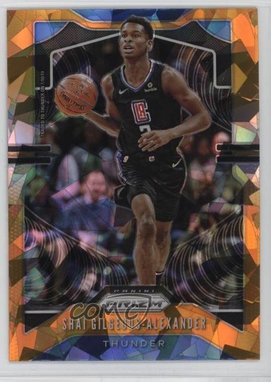 2019-20 Panini Prizm Orange Ice Prizm Shai Gilgeous-Alexander #122 1u5y