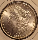 1885 P Morgan 90% Silver Cent Dollar Coin Uncirculated High Value Collectible