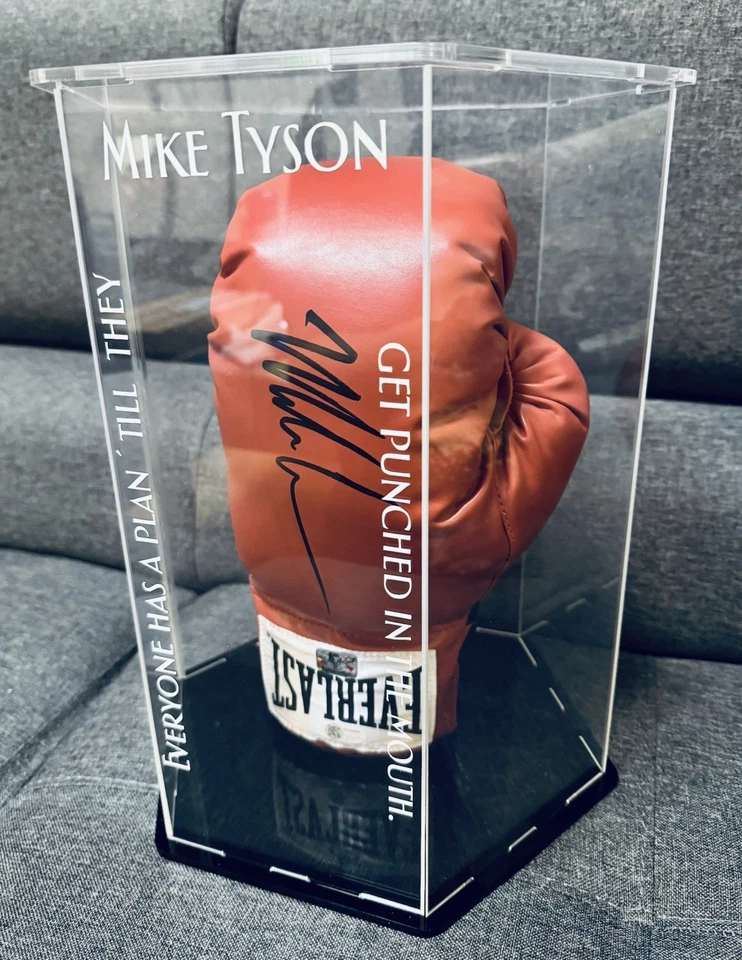 Mike Tyson signierter Everlast Boxhandschuh / Vitrine / JSA Fiterman Sports - Bild 3 von 4