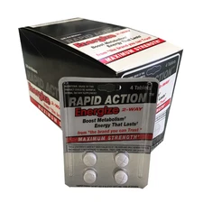 Rapid Action Energize 2-Way   Energy That Lasts 24 Packs of 4 Mini Tablets