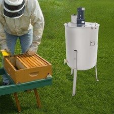 Elektrische Honigschleuder 4-Waben/Rahmen Honig Imker Schleuder Honey Extractor