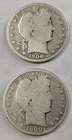 1900 S&O Barber Half Dollar 90% Silver Lot of 2  $1 Face #89