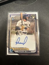 2024 Bowman Chrome FILIPPO DI TURRI #CPA-FDI 1st Auto Rookie RC SP Brewers