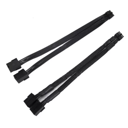 New RTX30 Series 18AWG Graphics Card Power Cable Dual- PCIE GPU 8Pin to Mini 12P