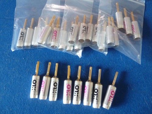 XLO Speaker Cable Banana Connectors. Four Pairs - Picture 2 of 4