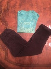 gymboree underarmor boys size 8 corduroy pants top shirt