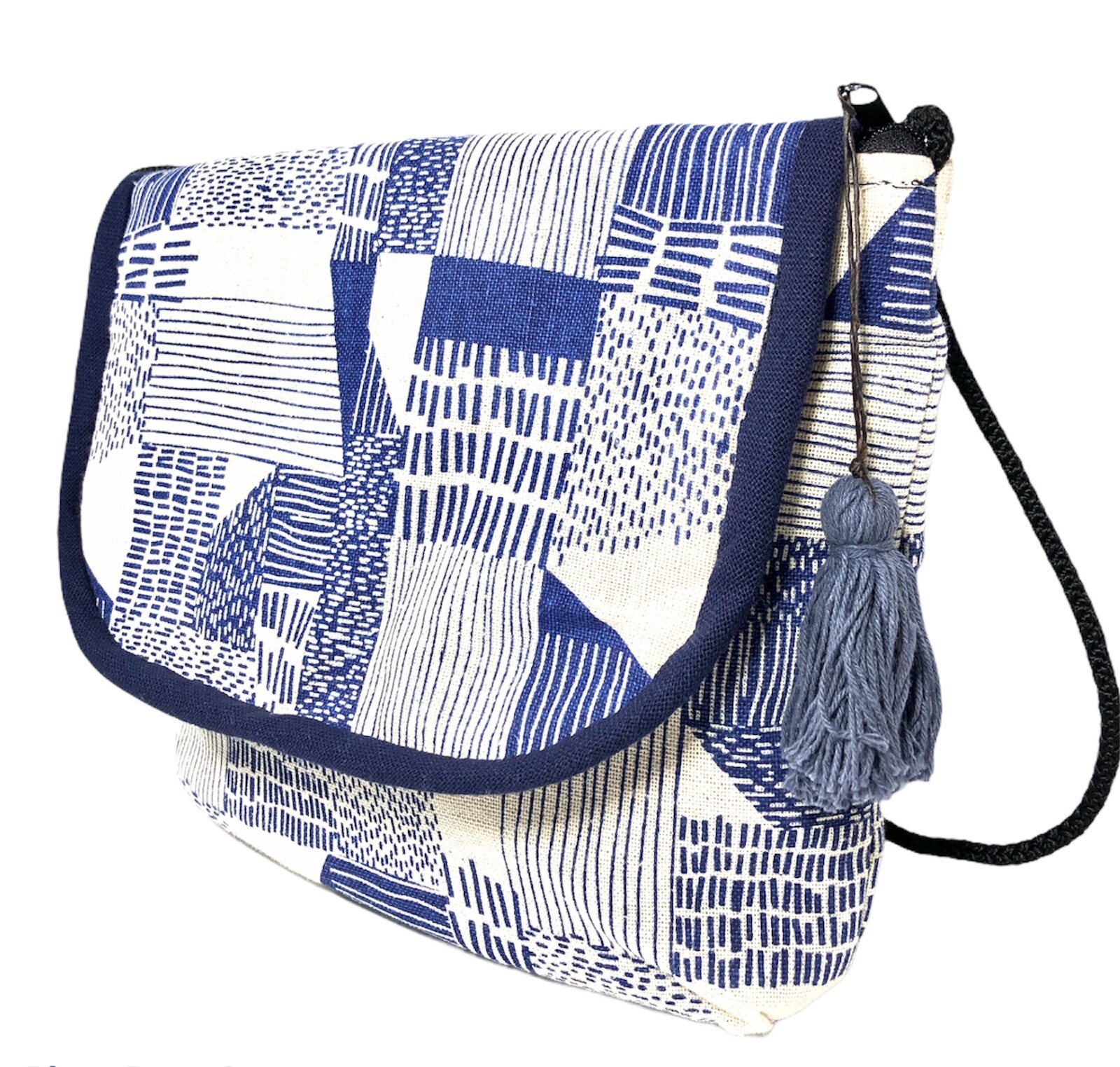 Handmade Colorful Quilted Fabric Shoulder Bag Crossbody Phone Bag