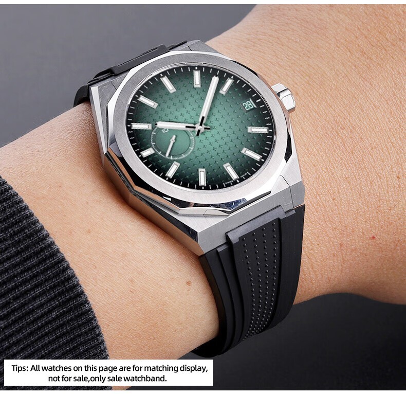 For ZENITH DEFY SKYLINE 06.9300.3620 03.9320.3620 FKM Watchband